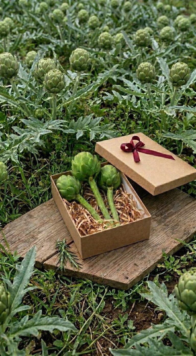 Hộp quà Atiso tươi Đà Lạt